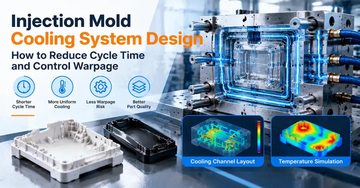 Injection Mold Cooling System Design: How to Reduce Cycle Time and Control Warpage